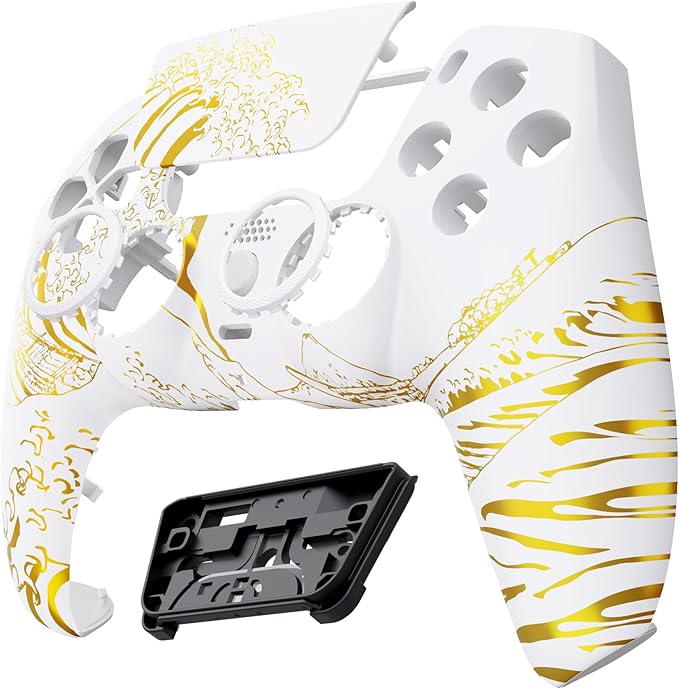 Carcasa Carcasa delantera La Gran Ola Dorada-Blanco