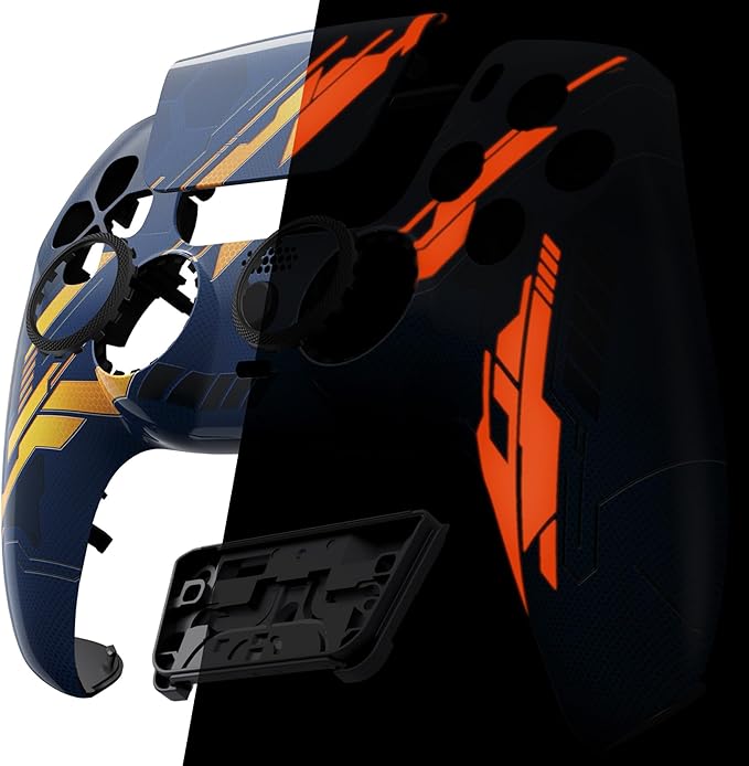 Carcasa Carcasa delantera Mecha de Brilla en Oscuridad-Naranja